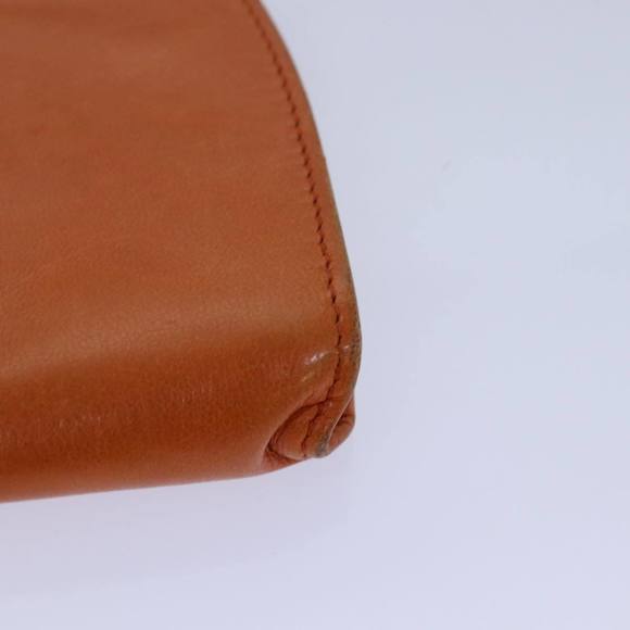 PRADA Gamaguchi Wallet Leather Orange Auth 77705 - Picture 15 of 16